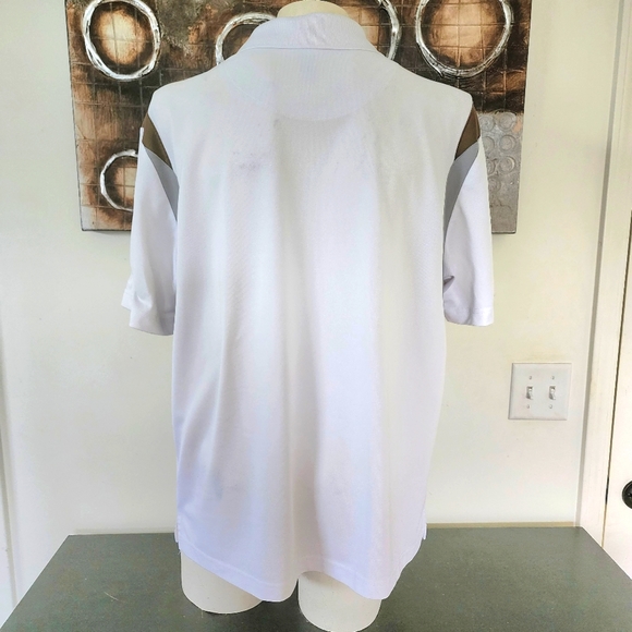 Men's PGA Tour White Polo Shirt Size XL - Picture 2 of 7